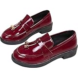 Design facile à enfiler : avec un style pratique à enfiler, les chaussures en cuir verni pour femme sont faciles à porter, vous permettant de vous préparer rapidement tout en restant polies et assemblées