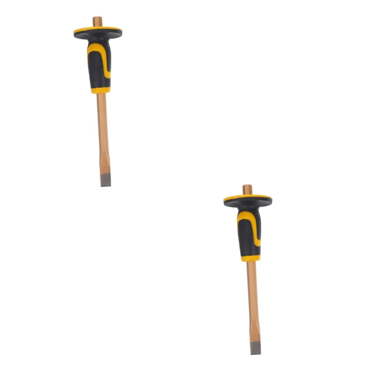 2pezzi Scalpello Piatto Per Muratura Con Protezionper Mano Utensile Da Intaglio Per Pietra Per Falegnami e Muratori
