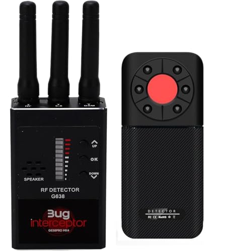 Détecteur de microspie GPS GSM Caméras WiFi Voiture Home Office Professionnel (G638Kit MK5)
