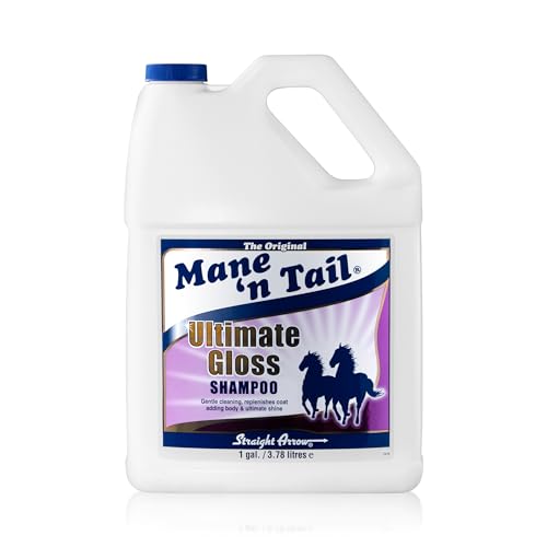 Mane 'n Tail Ultimate Gloss Shampoo 1 Gallon – Deep Cleansing for Unbelievably Soft, Silky Coat with Premium Reflective Shine