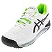 Price comparison product image ASICS Men's Gel-Resolution 8 Clay Tennis Shoe, White/Green Gecko, 11 UK
