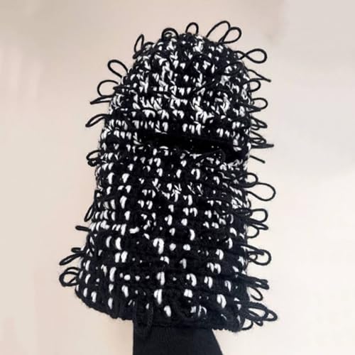 Balaclava Deportiva, Gorro Unisex, Protector de Cuello para Hombres, Diseño Enroscado Desgastado, Accesorio para Fotos, Ideal para Actividades Al Aire Libre miniatura 6
