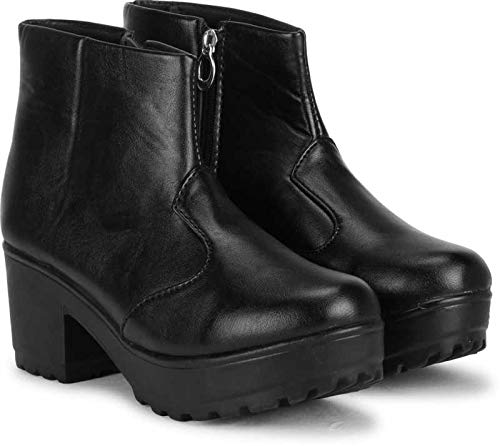 OZZY Women & Fashion Casual Boots Shoes for Womens and Girls Party wearOutdoor Heel Latest High Long Look Synthetic