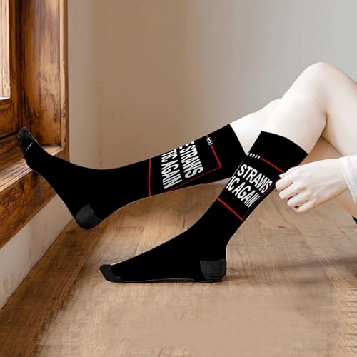 Make plastic again Girls Knee High Socks Boot Socks for Boys Duck Boot Sock Cute Long Boot Sock Youth4