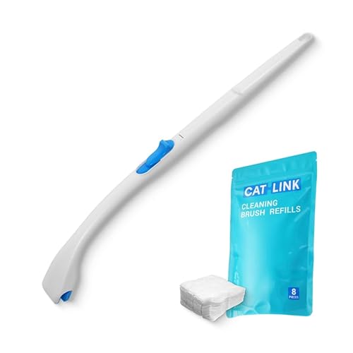 CATLINK Cleaning Brush Set for All Cat Litter Box, Including 8 Packs Replacement
