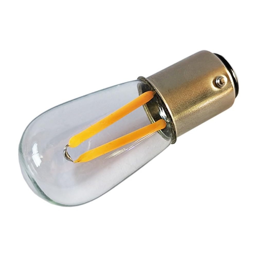 Fengyan Żarówki Domowe, Opakowanie 20 sztuk, mała żarówka LED Filament Light T22B B15D 1,5 W DC12 V/24 V/36 V/48 V, oświetlenie dekoracyjne na Boże Narodzenie(2700K Warm White,24V)