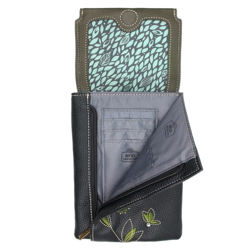 Image of CHALA RFID Criss Crossbody Cell Phone Purse - Women Faux Leather Xbody Handbag with Adjustable Strap | RFID