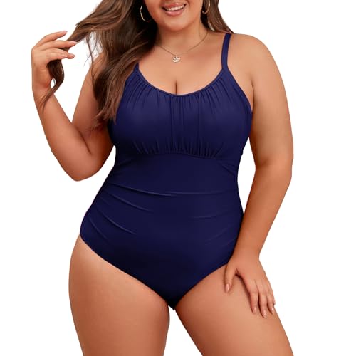 Durio Costume da bagno da donna di grandi dimensioni, con