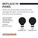 SYLVANIA - 3157 SilverStar Mini Bulb - Brighter and Whiter Light, Ideal for Daytime Running Lights (DRL) and Back-Up/Reverse Lights (Contains 2 Bulbs)
