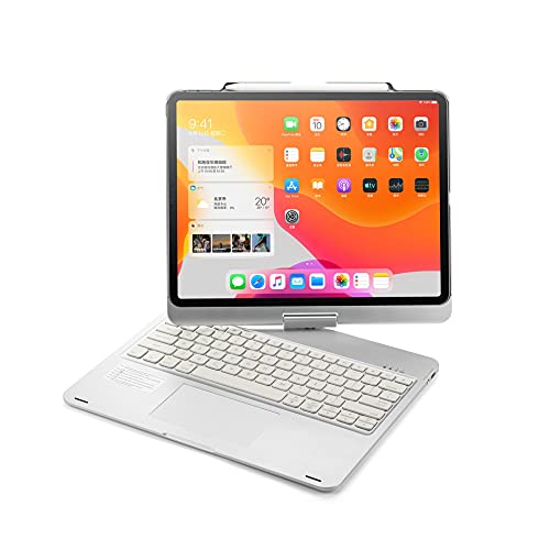 360度回転 iPad Pro 12.9インチ 2021 キーボード ケース タッチパッド搭載 バックライト付き iPadPro5 第5世代 Pro4 第4世代 Bluetoothキーボード iPadPro12.9キーボード カバー 一体型 スマート 多機