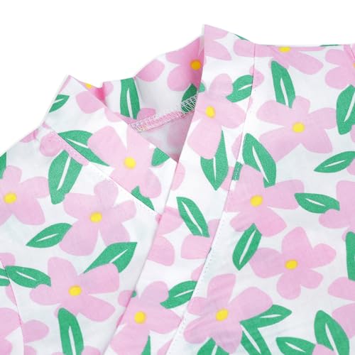 Image of Baby Japanese Kimono Robe Cotton Infant Comfy Loose Romper