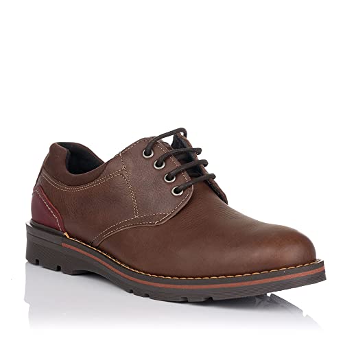 BAERCHI 5060 Zapato DE Piel con Cordones Hombre Marron 45