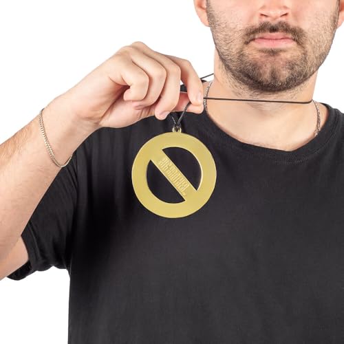 CBS Big Brother Veto Necklace, Official Metal Veto Medallion As Seen On Big Brother, Offically Licensed4