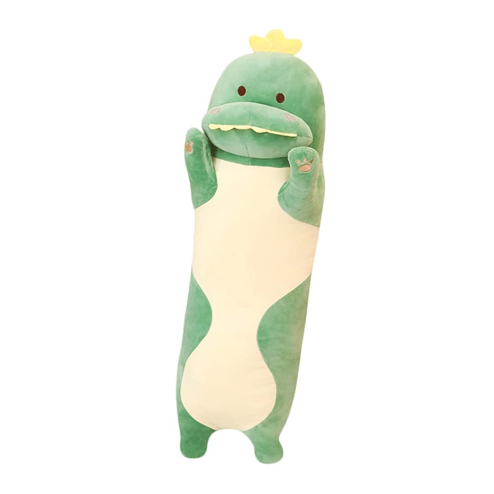 Long Body Plush Pillow, Soft Plush Toy Cute Pig Fox Dinosaur Stuffed Animal Cushion Toy, Sleeping Hugging Throw Pillow Birthday for Kids Adults
