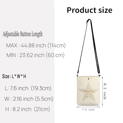TSOTMO Musical Lover Gift Musical Theatre Crossbody Bag Musical Inspired Bag Gift Mom Sister2