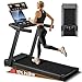 3-in-1 Treadmill,15% Incline Treadmills for Home, Foldable Treadmills with 136 KG Weight Capacity, 3.0HP Quiet Walking Pad Treadmill, Three Touch Screen