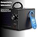ONAMOR Ozone Generator Odor Eliminator 70000mg, High Capacity Ozone Machine Odor Removal Up to 6000 Sq.Ft, Ionizer Ozonator for Smoke, Car, Basement And Pet Room, Black
