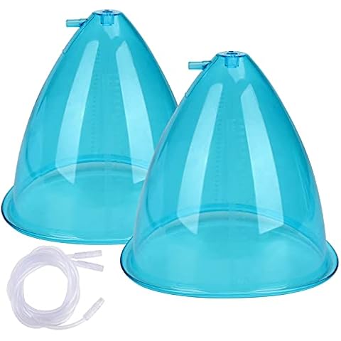 Titoe XXL Vacuum Therapy Machine Accessories Cupping Cup Set Back Body Scraping Shape Massager Cups （180mL）… Cover