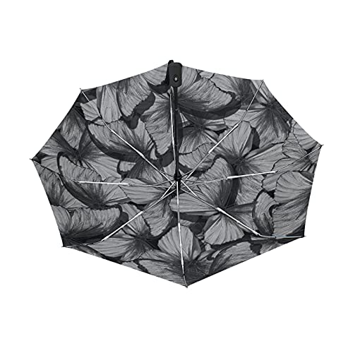 Parapluie automatique pliable anti-UV à impression intérieure solide
