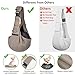 CUBY Dog and Cat Sling Carrier - Hands Free Reversible Pet Papoose Bag - Soft Pouch and Tote Design - Suitable for Puppy, Small Dogs Cats Outdoor (Khaki Senior, Adjust Strap 2.0)…
