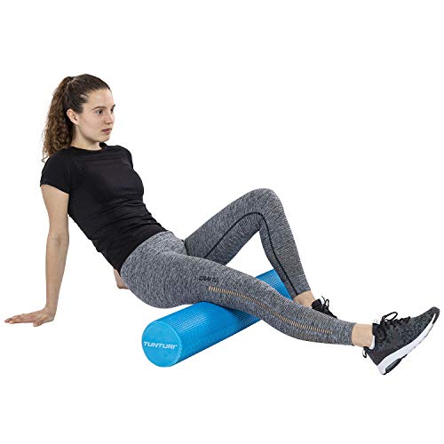 Tunturi Unisex's Yoga Massage Schuim Roller-Blauw, 90 cm - Image 5