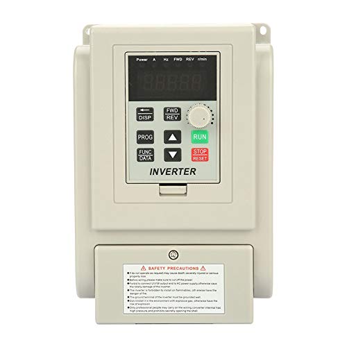 Frequenzumrichter,VFD Frequenzumrichter Universal Einphasen-Motor Inverter Konverter 220V für 3-Phasen-2,2-kW-Wechselstrommotor
