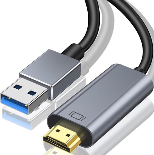 Amazon.co.jp: USB HDMI 変換ケーブル 1.8M ドライバー内蔵 USB (オス