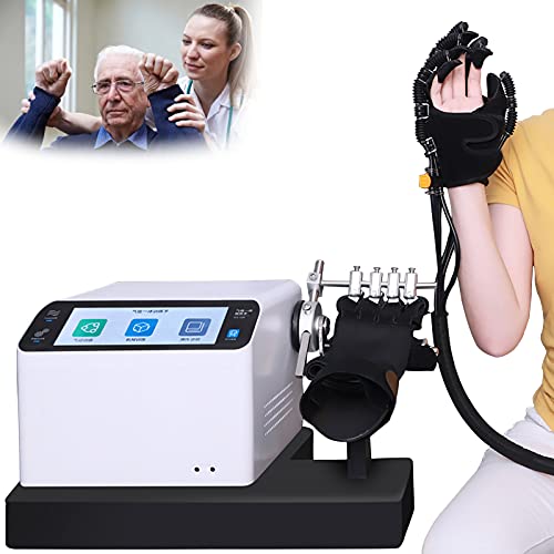 ZZBB Rehabilitation Robot Finger Orthosis Exoskeleton Manual Training Exercise Five Fingers,Left,L