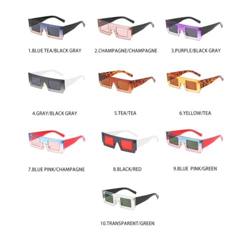 Lunettes de soleil rétro protection UV400 maximale contre les reflets - 7