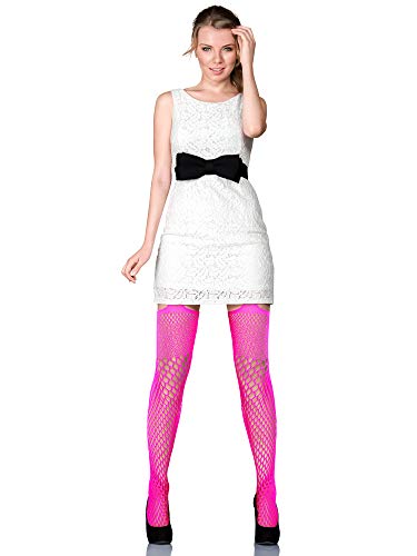 Image of Skylety 6 Pairs Fishnet Stockings for Women Plus Size Thigh-high Tights Stockings Suspender Pantyhose Garter Belts