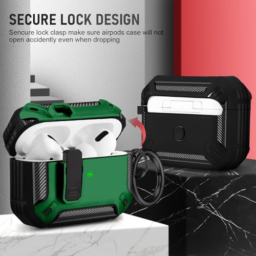 Image of Compatible with Airpods Pro 3 Case(2025),for Airpods Pro 3rd Generation Cases Cover with Keychain Cleaner Kit Soft Silicone Shockproof Cover for Women Men