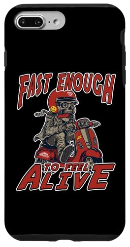 Casi lo Suficiente como para sentirme Vivo. Estilo Retro de Scooter Carcasa para iPhone 7 Plus/8 Plus