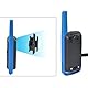 HYSHIKRA Walkie Talkie Back Clip to Round Back Clip Replacement Kit Compatible with Motorola T82 T62 T42 T72, Use to Two Way Radio Holder
