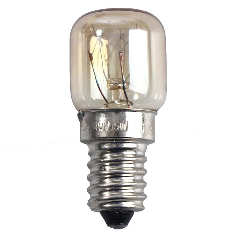 Oven Light 15W 25W High Temperature Resistant 300 Degree Oven Microwave Oven Bulb Salt Lamp E14 Small Screw Mouth,E14S-25W,1pc