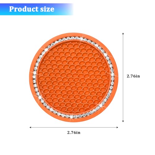 Zpana Portavasos para Carro, 4 Piezas 2.75 Inch Antideslizante miniatura 2
