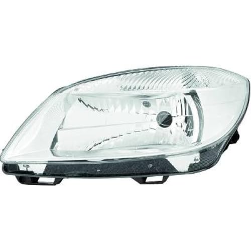 Phare avant gauche H4 pour Skoda FABIA II 2010- optique halogène d'origine