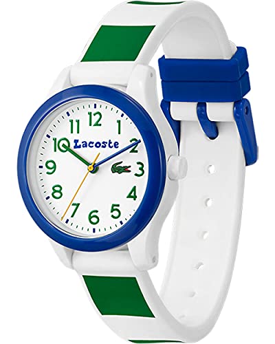 Lacoste Analoog kwartshorloge voor kinderen, 12.12, wit, Met bandjes - Afbeelding 3