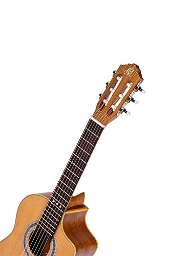 Ortega Guitars Guitare Concert Electro-acoustique Série Requinto – corps profond – Housse incluse – cèdre massif / sapele (RQ39E) - Les Beatles, Paul McCartney, John Lennon, RIngo Starr, George Harrison Ortega Guitars Guitare Concert Electro-acoustique Série Requinto - corps profond - Housse incluse - cèdre massif / sapele (RQ39E) – Image 6