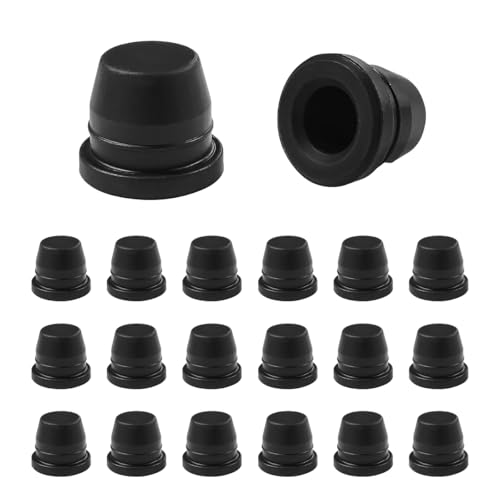 ZNDAW 20 PCS Car Brake Bleeder Screw Caps, Rubber Caliper Nipple Waterproof Dust Stem Covers, Universal Auto Grease Zerk Fitting Cap Replacement for Cars, Motorcycles, Bicycles (Style B)
