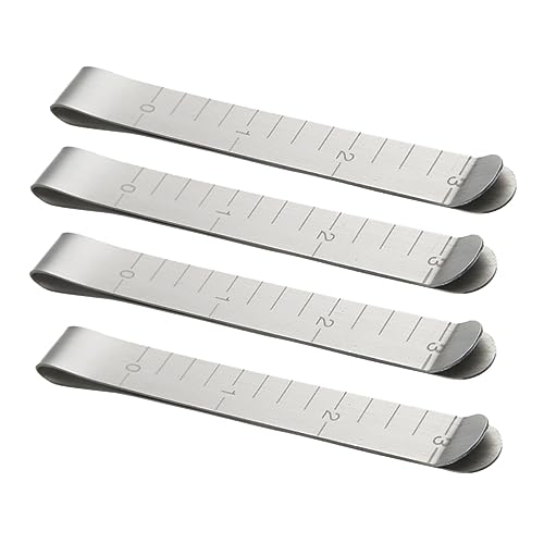 HOMSFOU Stainless Steel Sewing Clips 40 Pcs Metal Hemming Clips Quilting Supplies for Pinning