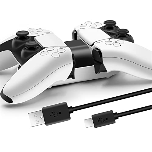 Ps5 Controller Charging Station With Two Type-C Adapter, Fast Charging Dock For Dual Playstation 5 Controllers Stand And Led Indicators, Playstation5 Charger Station Base Accessories (Black) #TOP10