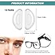 Nasenpads Brille Selbstklebend 15 Paar Brillen Nasenpads Weich Silikon Pads Brille Antirutsch Brillenpads Transparent für Brillen Sonnenbrillen