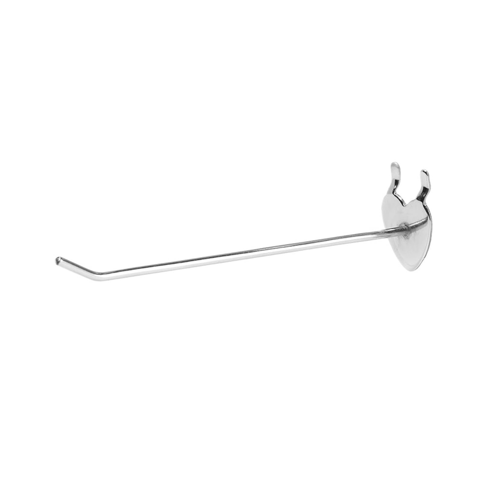 Mdsrfgn One Color Shop Shelf Hooks 5Pcs Display Hooks Storage Racks Supermarket Shelf Hanger Single Pegboard Hook Peg Retail Shop Garage Kitchen Rack(B-15Cm)