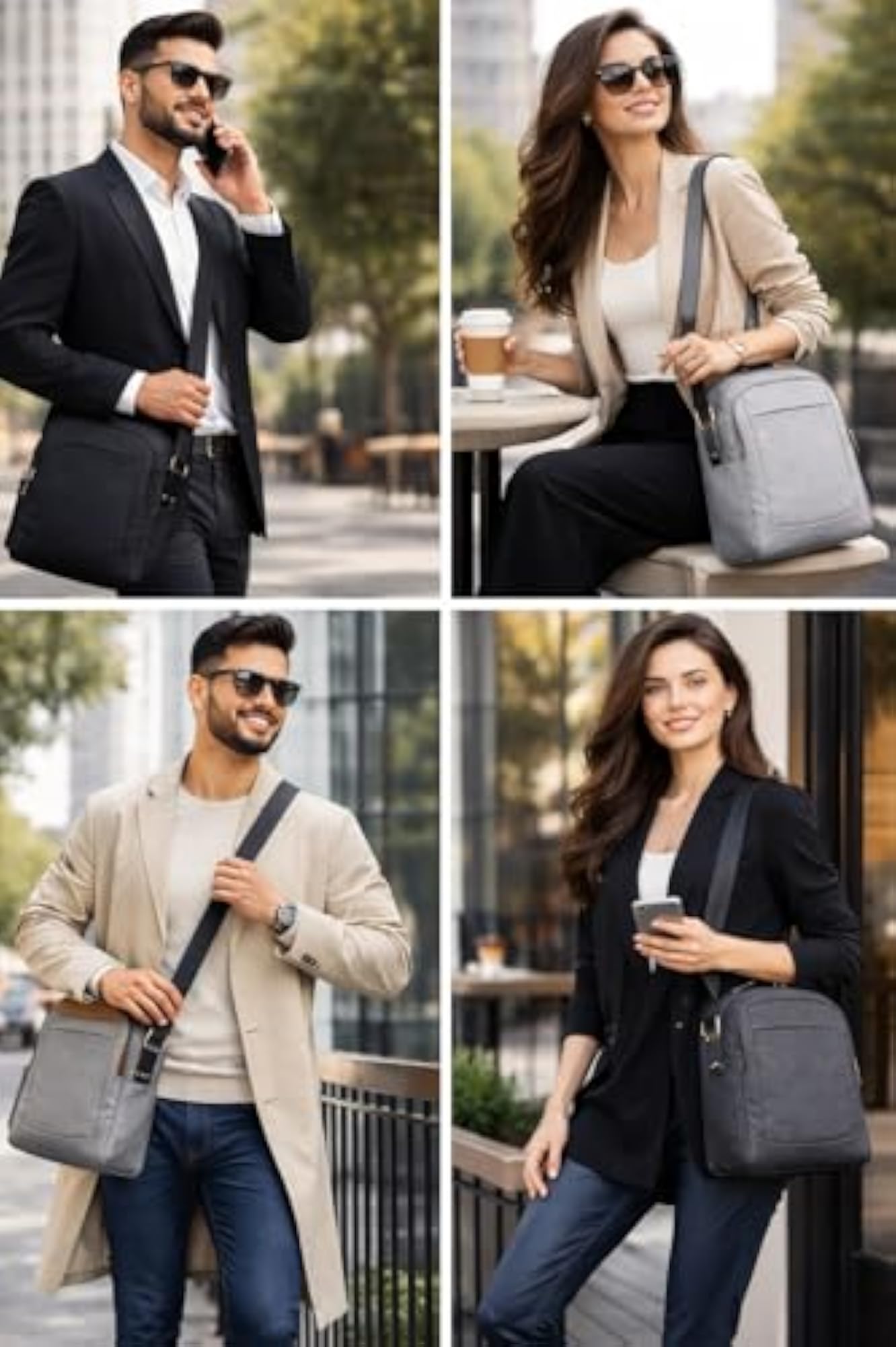 Dezo Sling Bag with Multiple Pockets for Men and Women