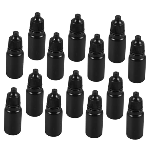FOMIYES Flexible Light-Proof Eye Dropper Bottles 24pcs Set for Eye Drops Oils Solvents Sub-Pack Bottles