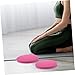 LIOOBO 2pcs Yoga Knee Pad Cushion Thick Round Eco TPE Cushion for Knees Elbows Wrists Lightweight Non- Support Pad for Yoga Exercise and Travel