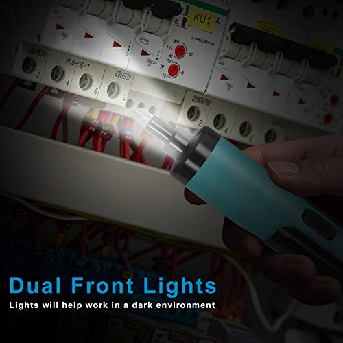 2-1 Manual & Cordless Screwdriver Kits Kiprim 4V Rechargeale Variable Speed Electric Screwdriver Gun with 33 Magnetic Bits Set (2 Drill Bits included),Dual Flashlights,Carrying Box,Type C Cable