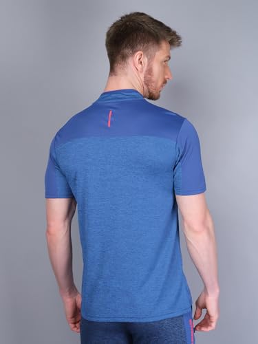 Image of TECHNOSPORT Men's Slim Fit Active T-Shirt - (MTP512 P) Pack of 1