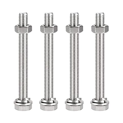 sourcing map M10 x 100mm Hex Head Screw Kits Cover