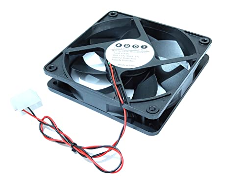 Image of Fourdot 120mm 5Inch Axial Cabinet Cooling Fan 12V Model-12025 (2000RPM Silent Fan with Motherboard Connector)